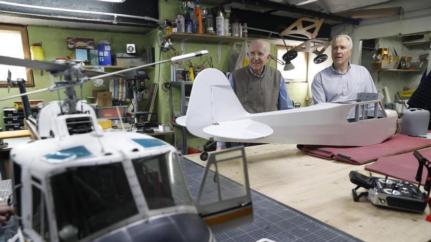 EN IMÁGENES: Arnao, cuna de uno de los últimos clubes de aeromodelismo de Asturias