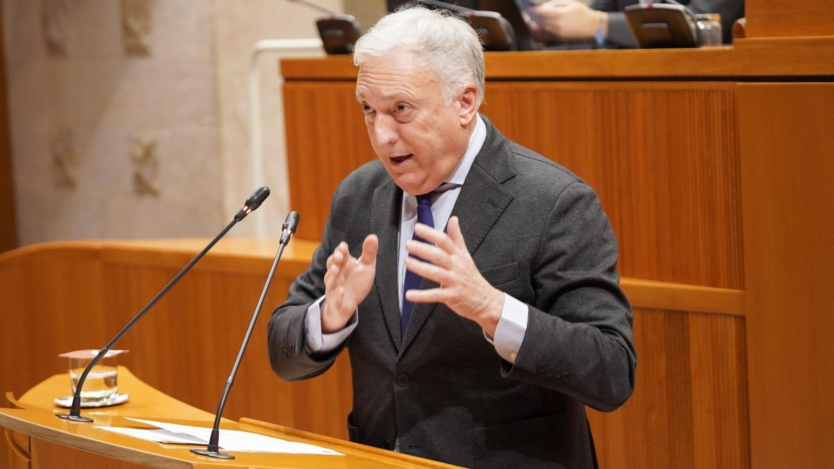 El consejero de Fomento del Gobierno de Aragón, Octavio López.