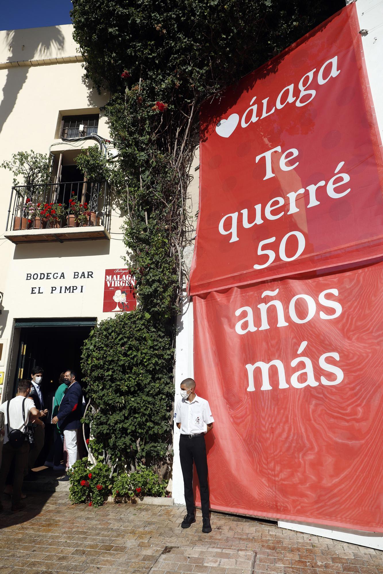 50 años de las bodegas El Pimpi en Málaga