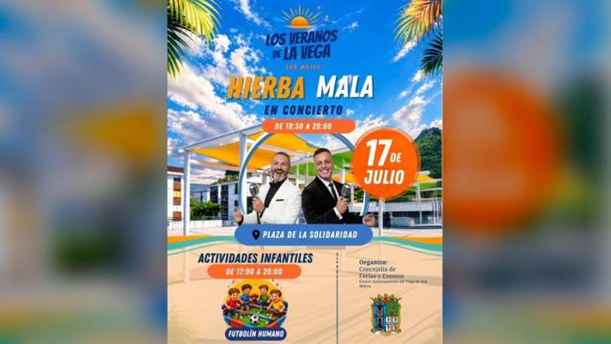 La Plaza de la Solidaridad se llenará de color con el regreso del programa Los Veranos de la Vega.