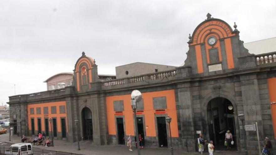 Pelea en los alrededores del Mercado de Vegueta