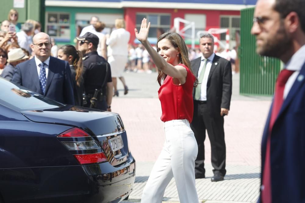 Visita de la Reina Letizia al colegio Quirinal