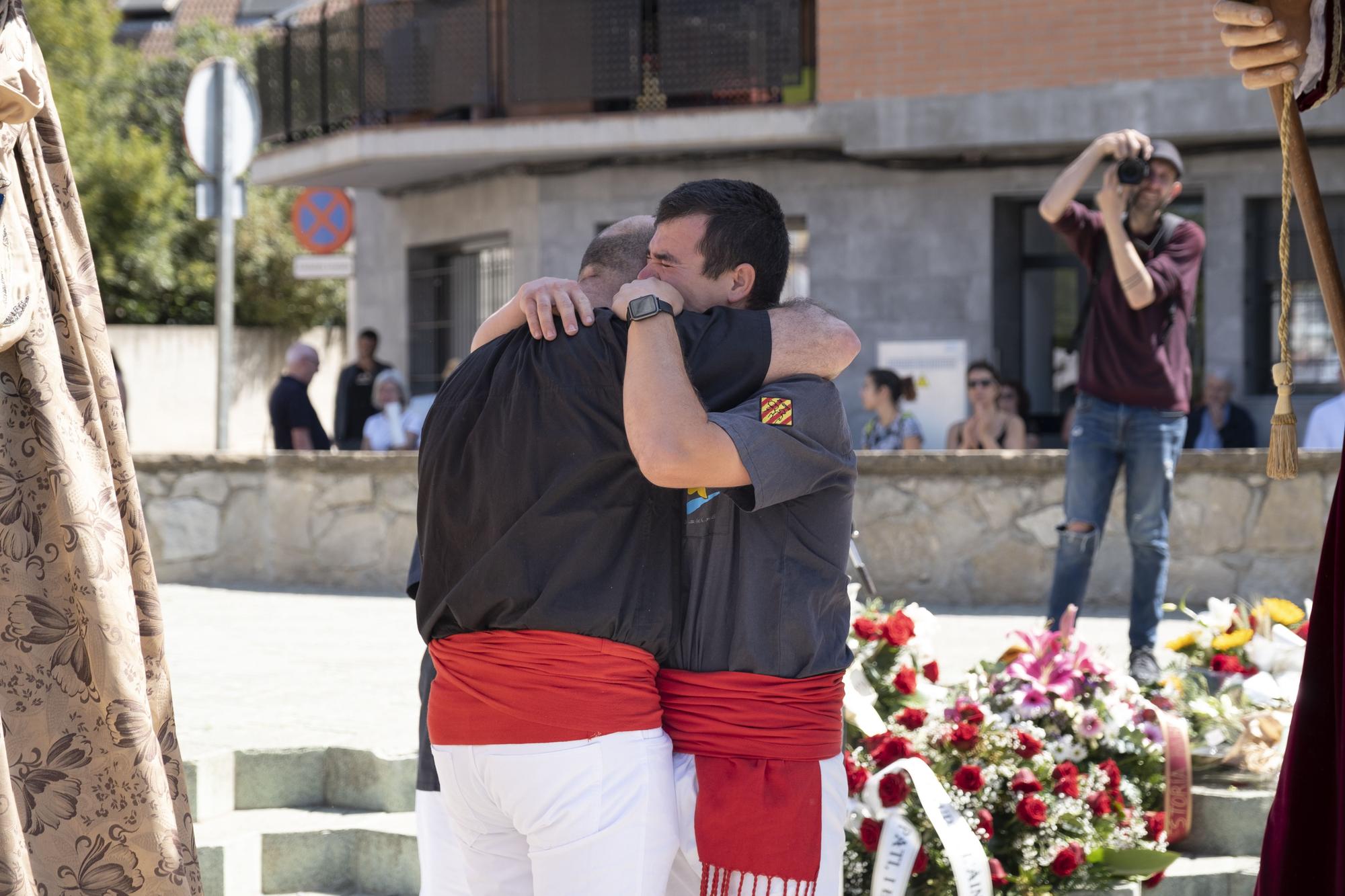 Centenars de persones acomiaden Oriol Sardà a Sant Vicenç de Castellet