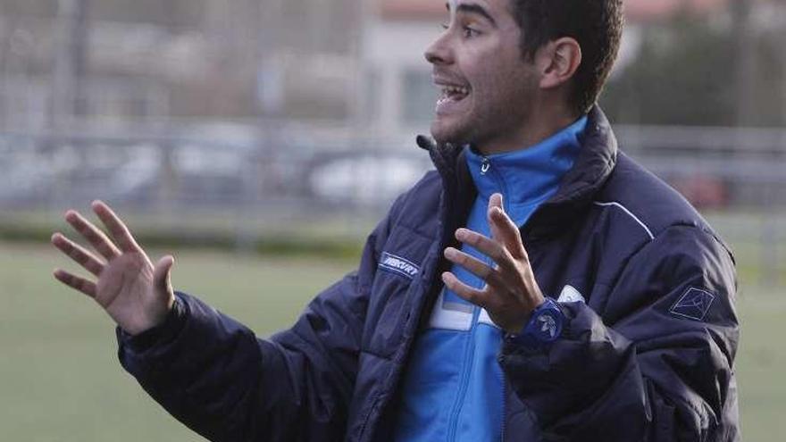 Fran Justo, nuevo entrenador del Ourense CF. // Jesús Regal