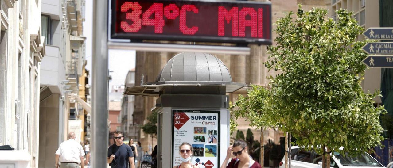 Las temperaturas en Málaga han aumentado en las últimas décadas.