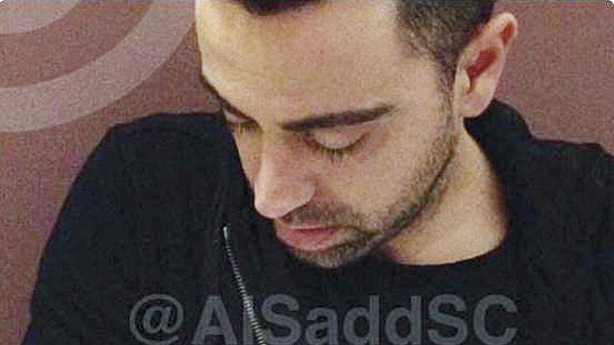 Xavi Hernández con Asia.