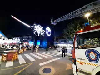 La canguesa herida por un trozo de cornisa en las Festas do Cristo ya se recupera en su casa