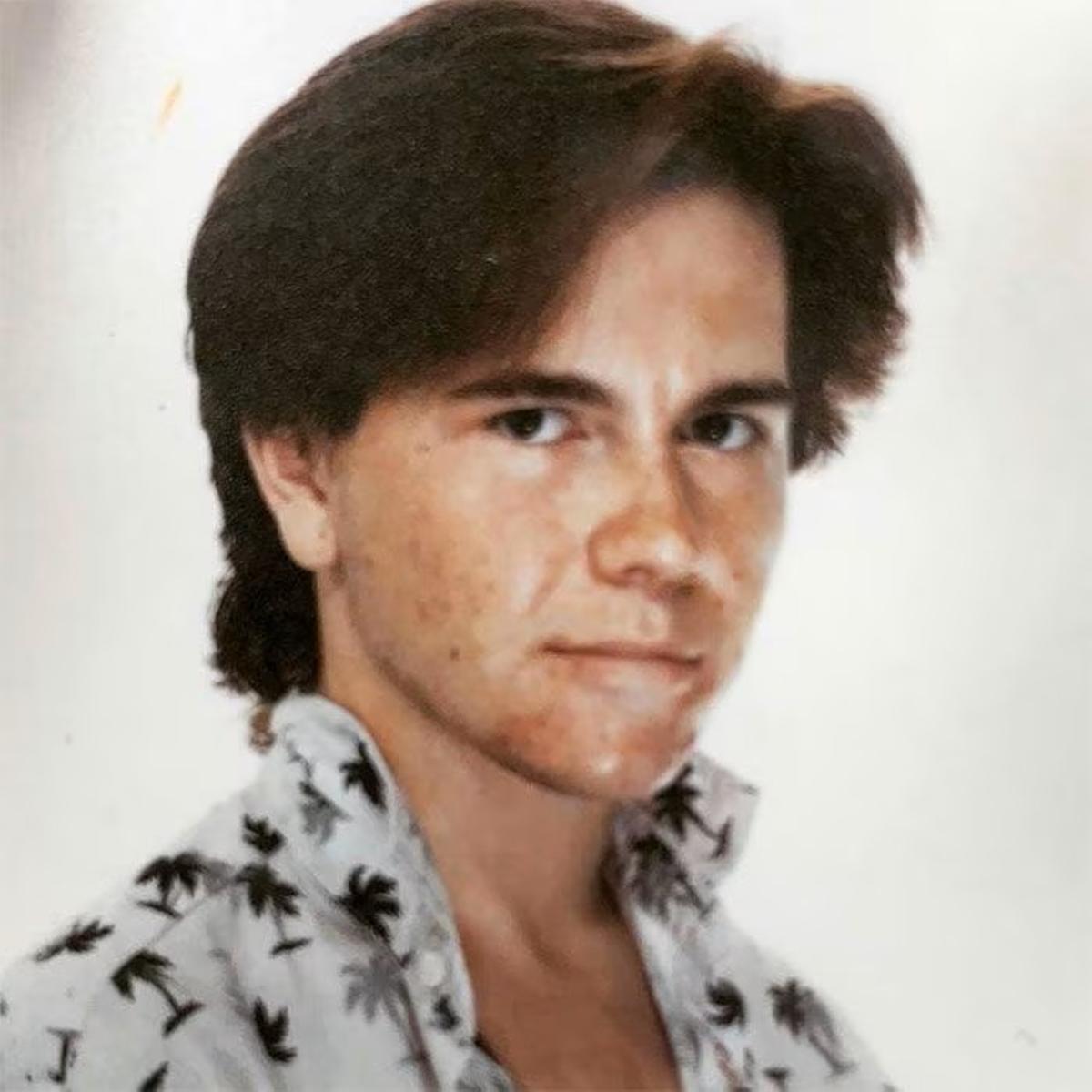 Una imagen que compartió Santiago Segura de su juventud