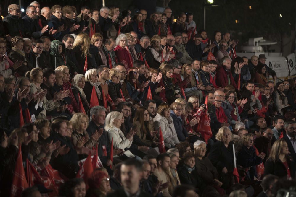 Cierre de campaña de Pedro Sánchez junto a Ximo Puig en Valéncia