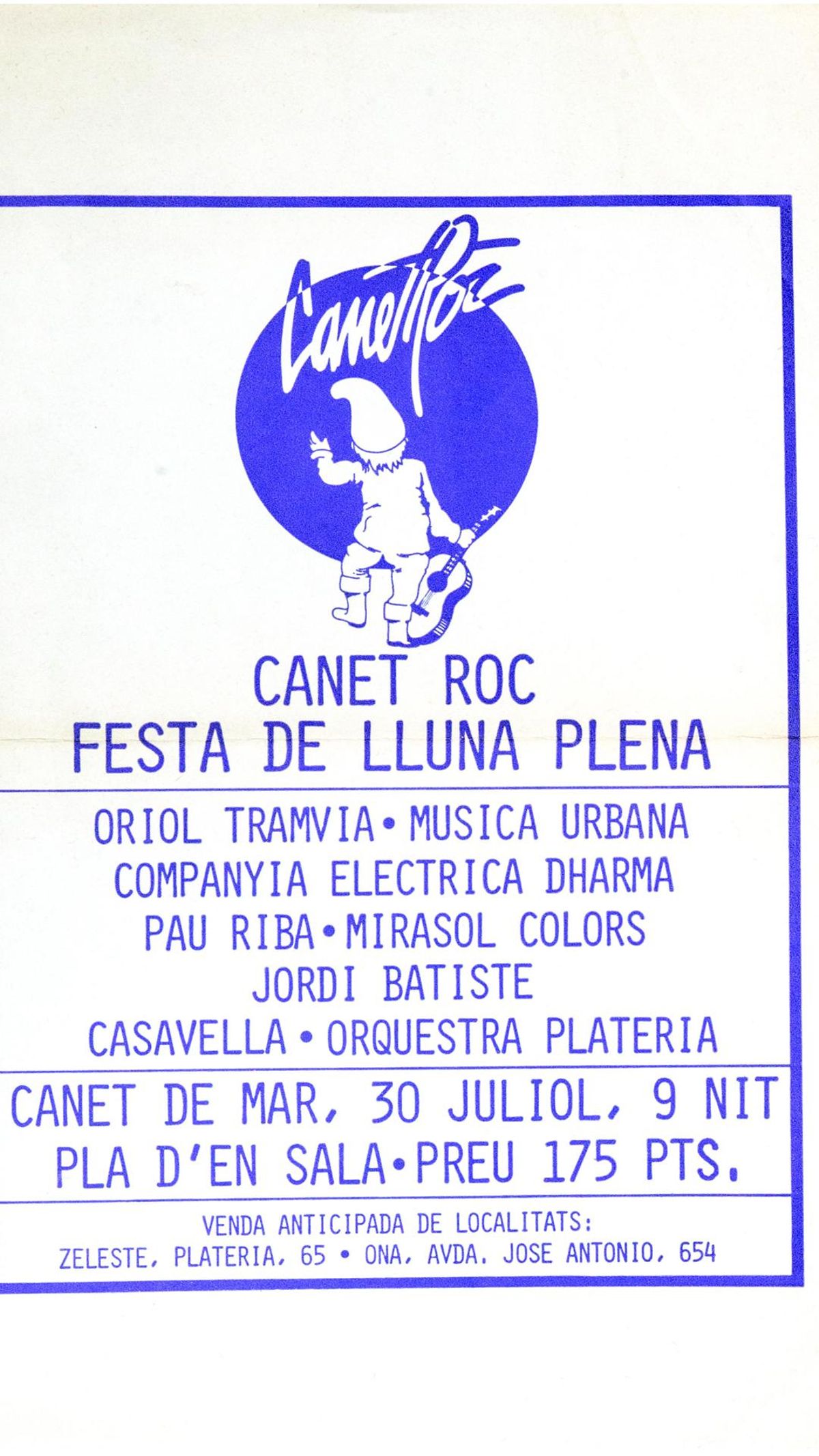 Canet Rock de 1975, 1976, 1977 y 1978