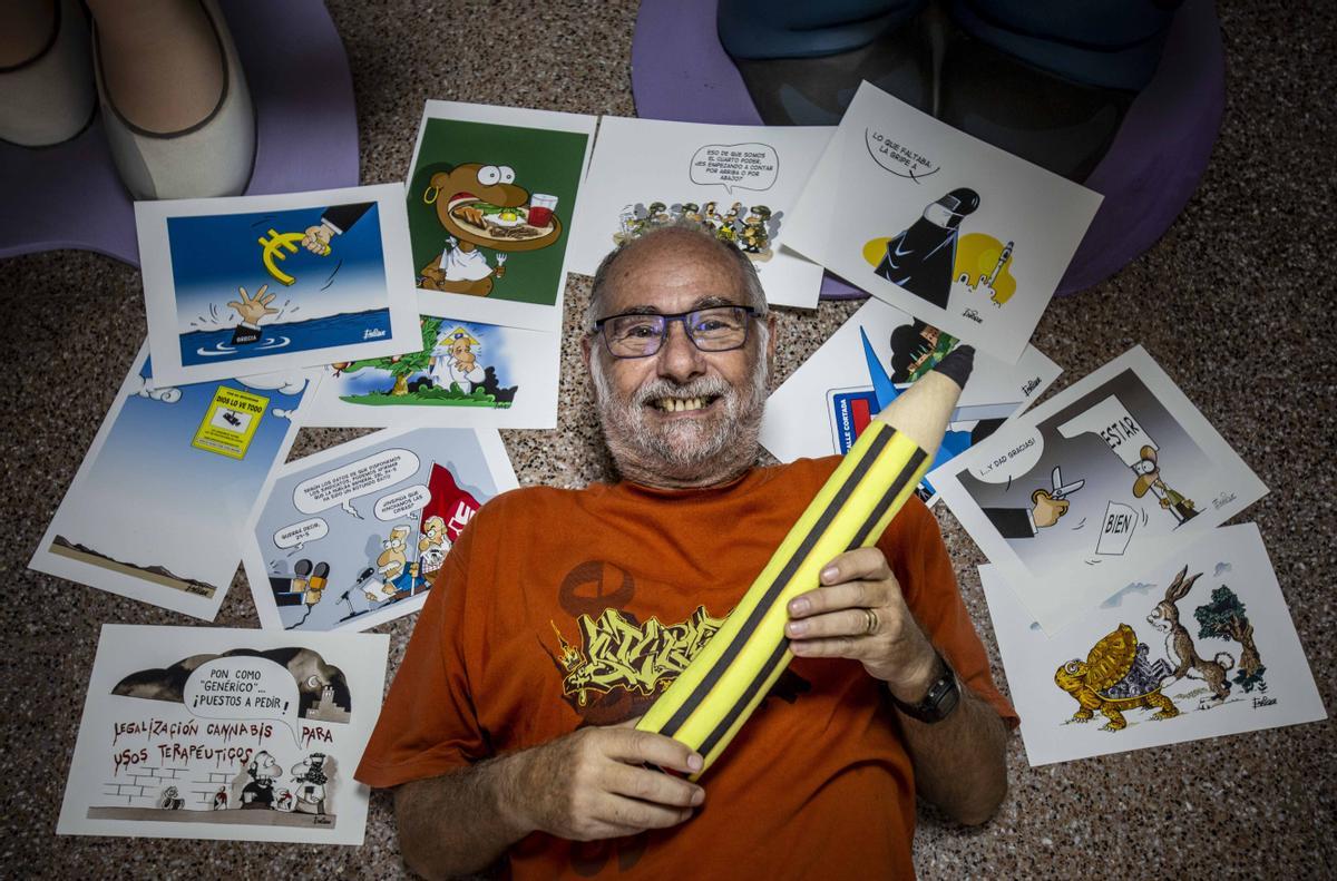 El humorista gráfico Enrique, colaborador de INFORMACIÓN, será el protagonista del ciclo "Voces del siglo XX" en la UA