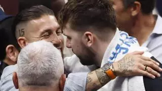 Doncic recibe a Sergio Ramos... y la defensa de su entrenador