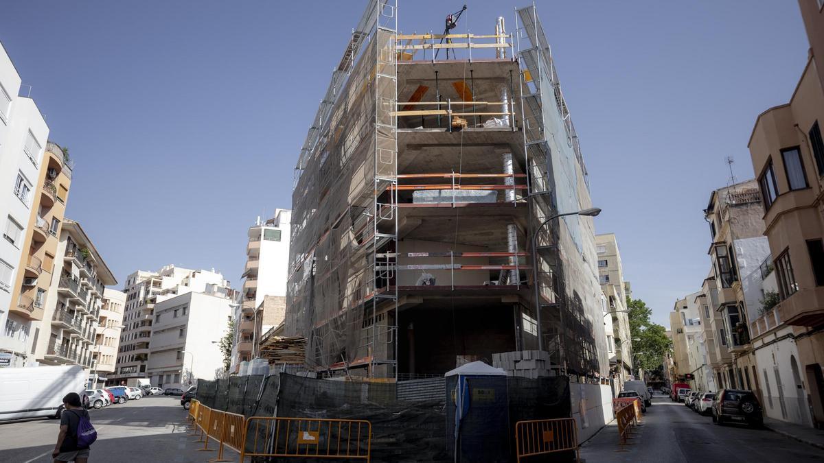 Los proyectos de viviendas plurifamiliares se reducen con fuerza en Mallorca