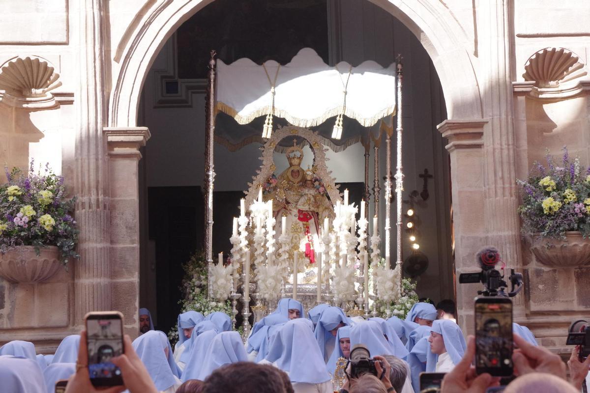 Fotos de la procesión de Araceli por el Centro de Málaga