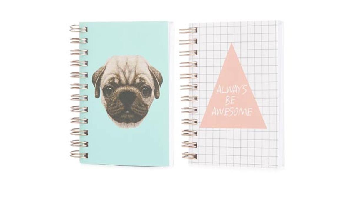 1. Libretas de Primark (Precio: 1,00 euros)