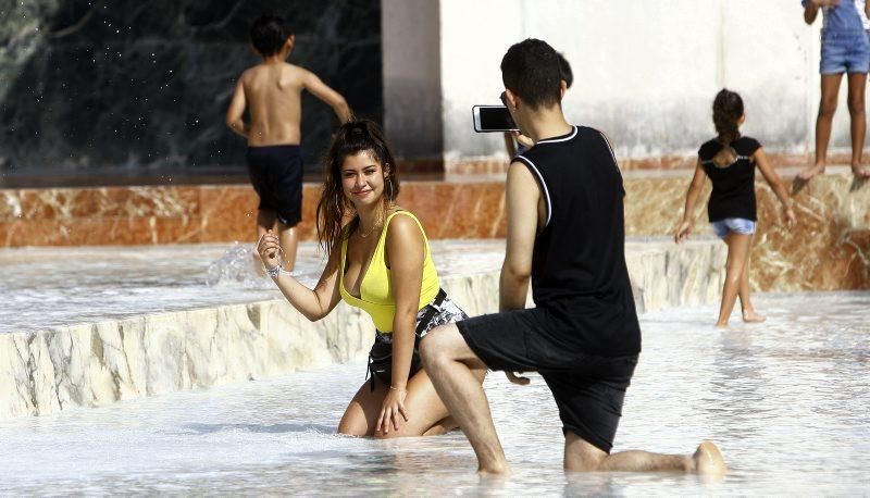 Domingo de calor en Zaragoza