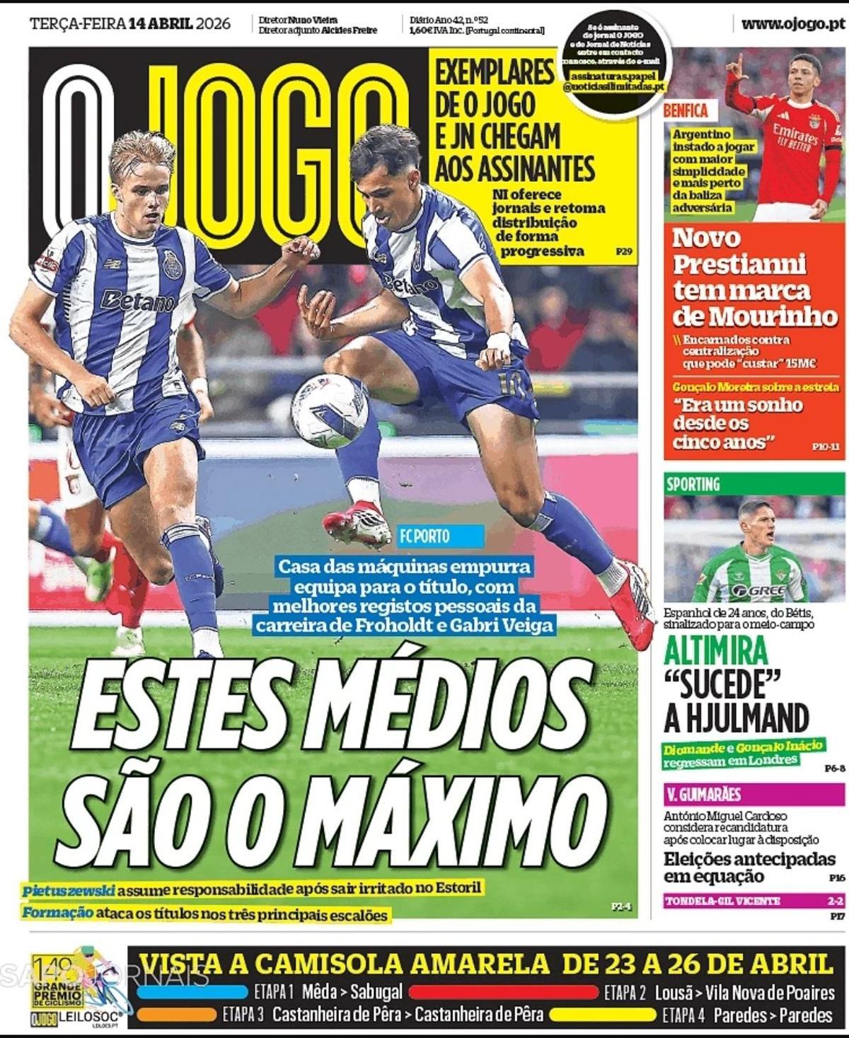La 'operación remontada', en las portadas de la prensa deportiva de hoy