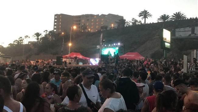 Carnaval de Maspalomas 2017: Fiesta de Carnaval en Playa del Inglés y Entierro de la Sardina