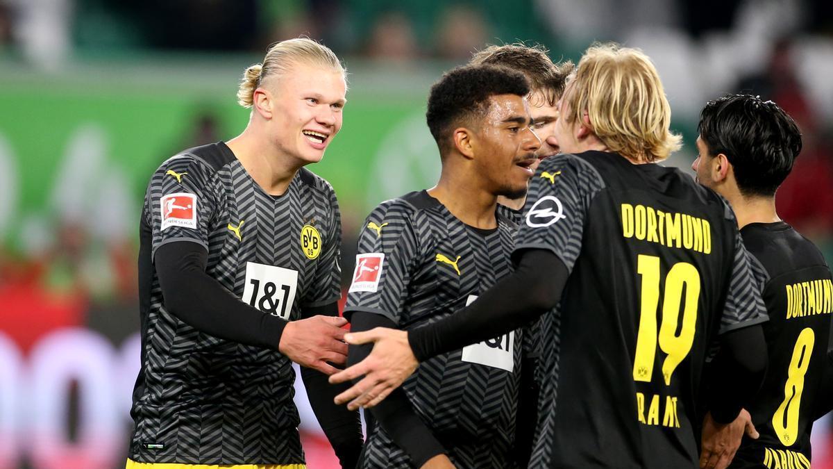 Erling Haaland, durante un encuentro con el Borussia Dortmund.