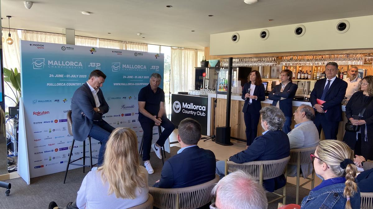 Toni Nadal tío de Rafa, durante la presentación del Mallorca Championships.