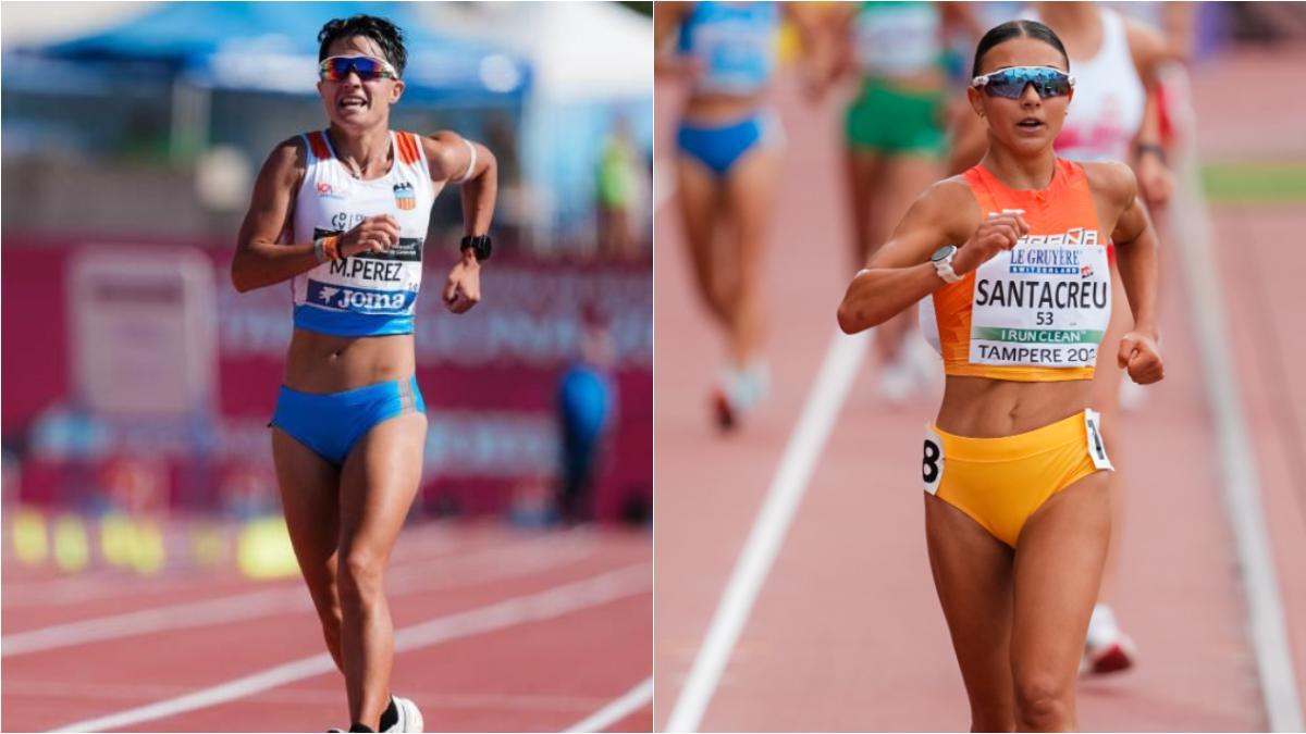 Montaje con María Pérez y Sofía Santacreu