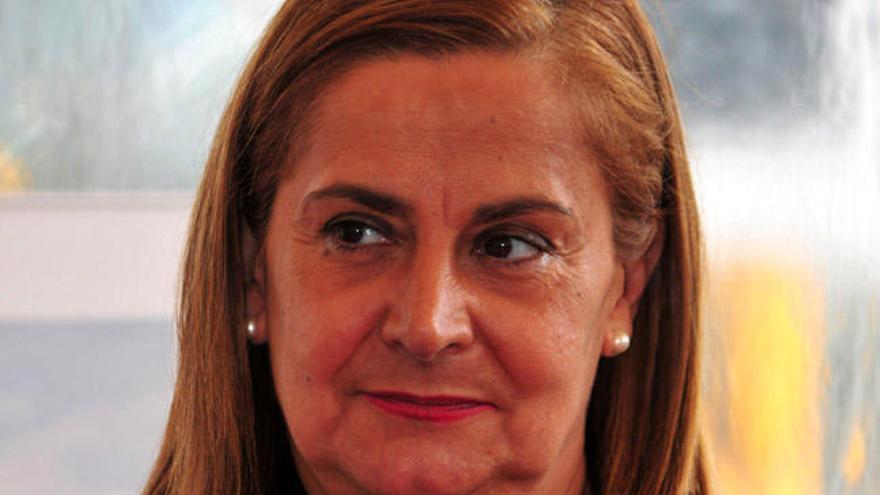 Carmela Silva, presidenta de la Diputación // I.Abella