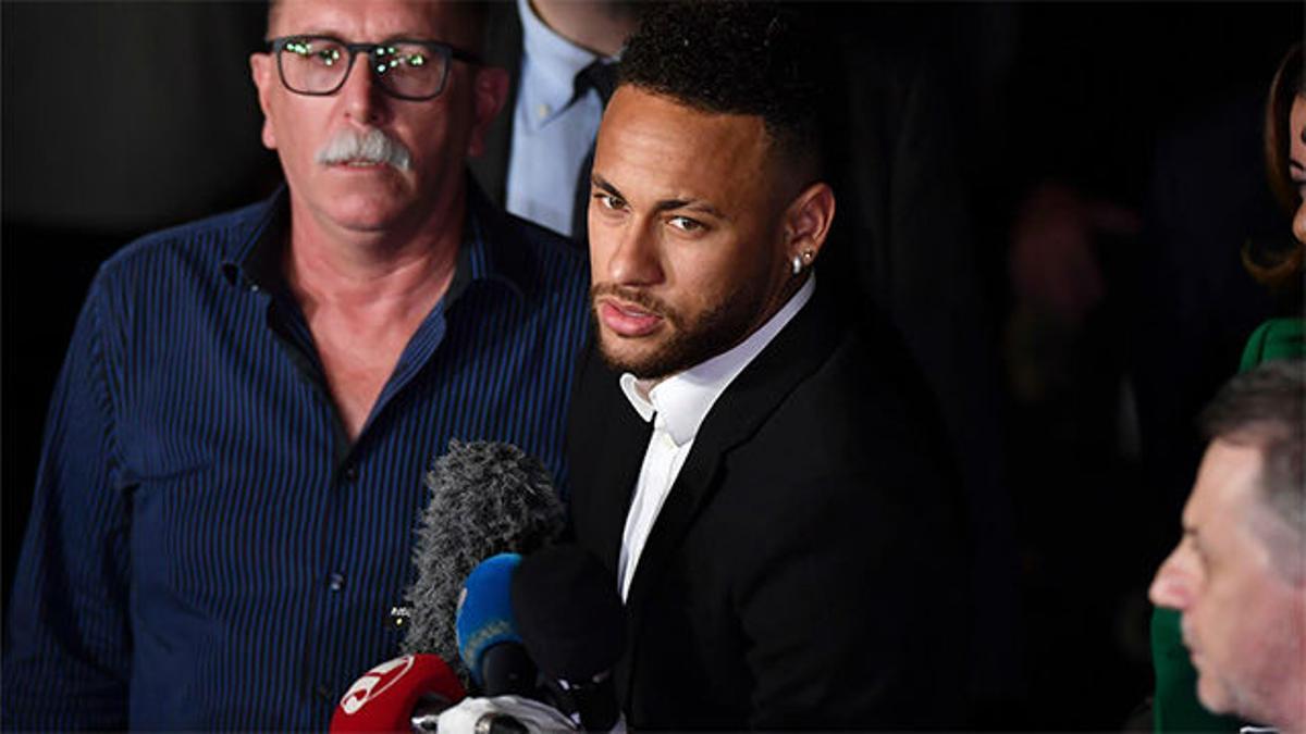 Neymar reafirma su inocencia tras comparecer ante la justicia por una demanda de violación