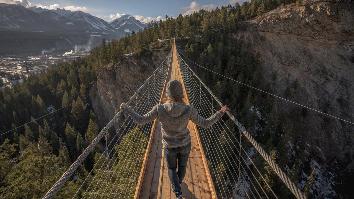 Puente colgante Canadá