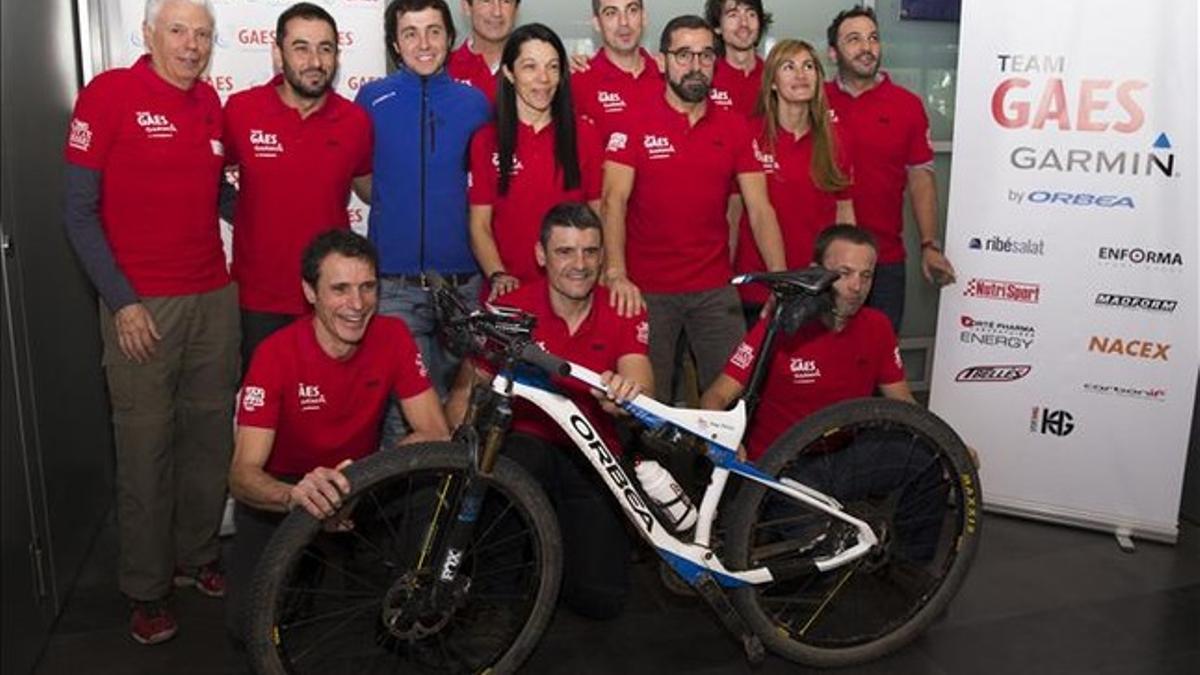 El equipo Gaes Garmin by Orbea, listo para la aventura