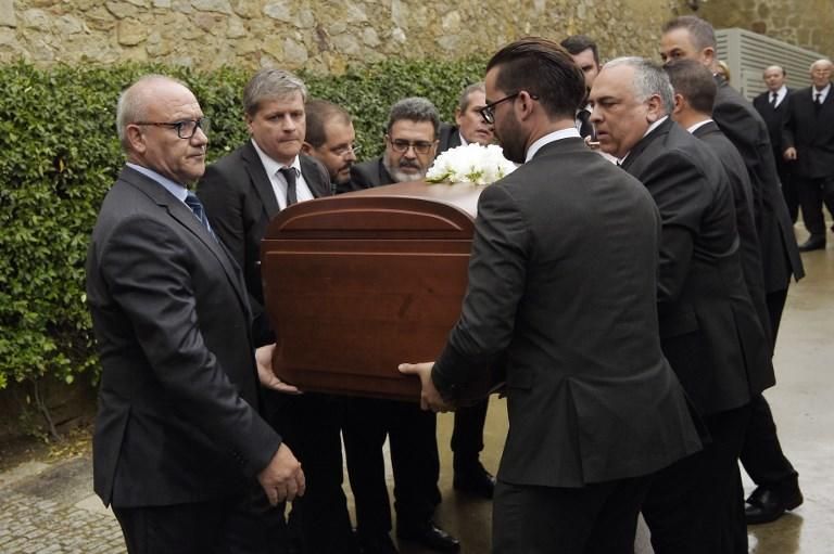 Familiares y amigos despiden a Montserrat Caballé