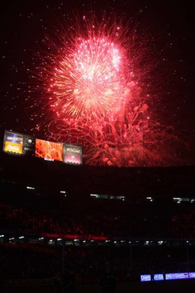 El Camp Nou acogió la fiesta de la Liga