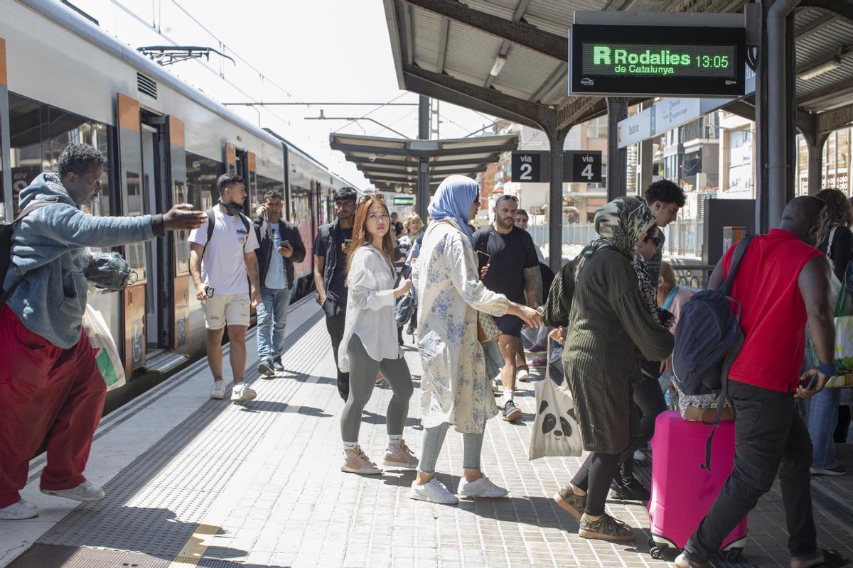 Nou embolic a Rodalies pel tall entre Gavà  i Barcelona