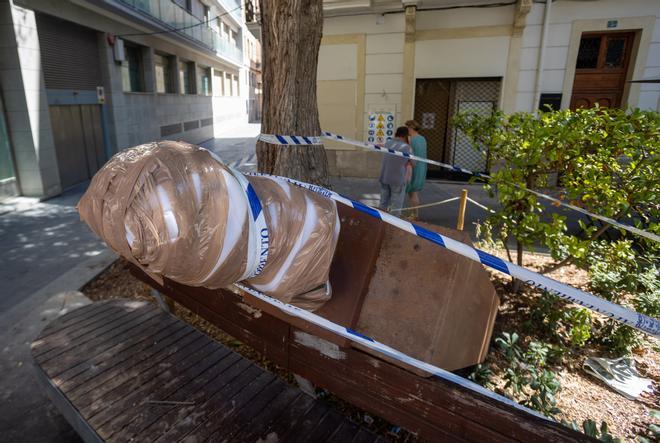 Actos vandálicos contra los bustos de Gabriel Miró y Doctor Balmis