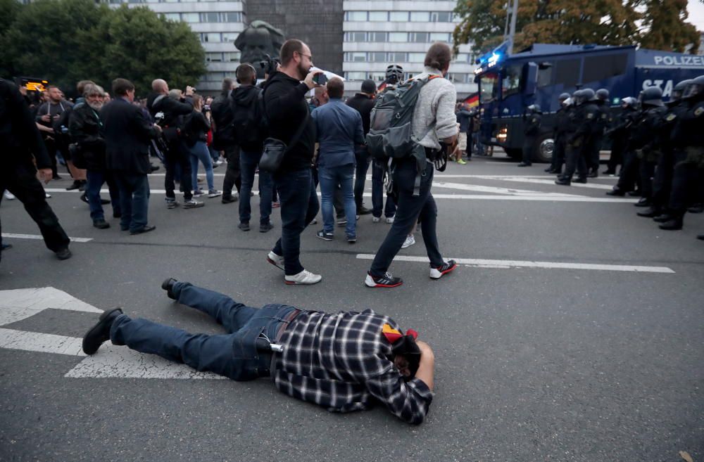 Marcha ultraderechista en Chemnitz