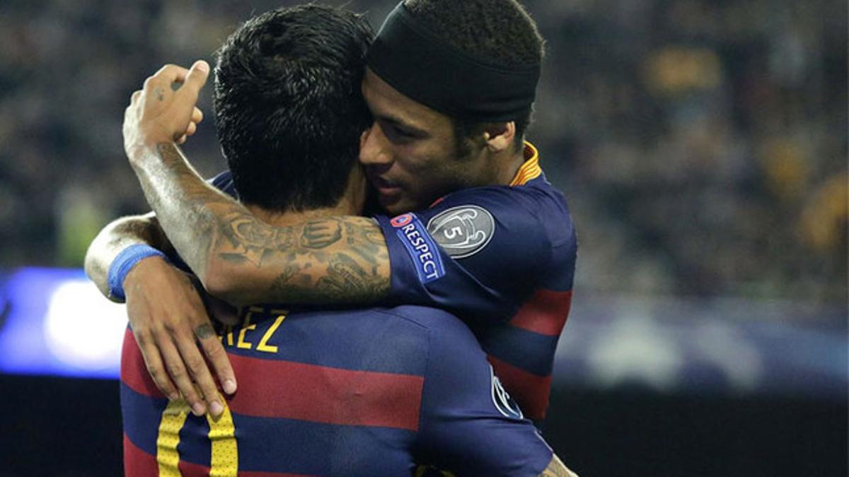 Neymar y Luis Suárez acaparan la mayor parte de goles del Barça en las últimas semanas