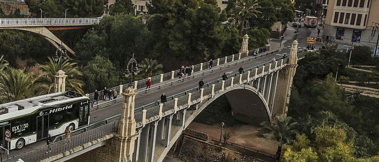 El puente de Canalejas, que quedará como de acceso restringido.