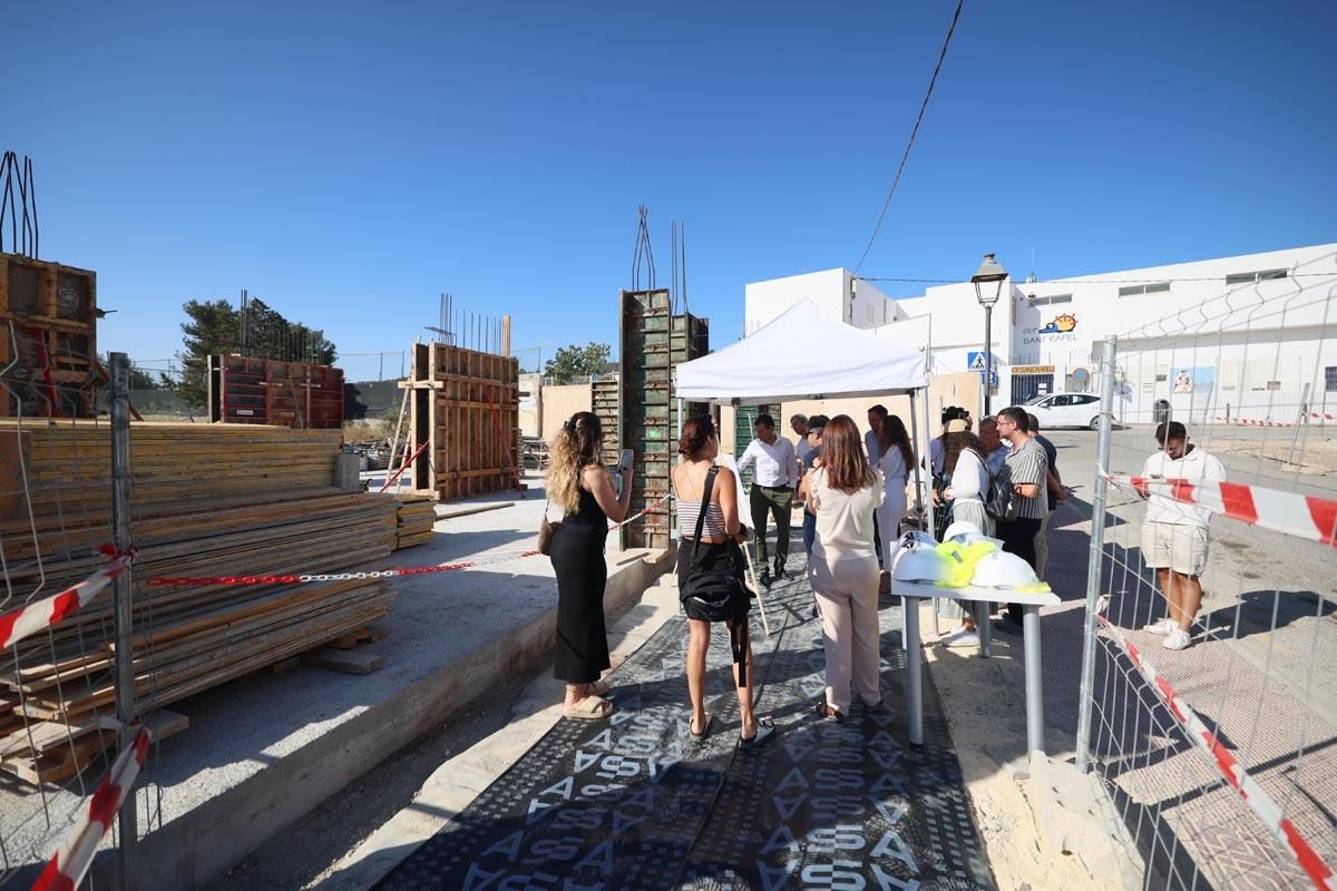 Galería: visita a las obras de la nueva escoleta de Sant Rafel