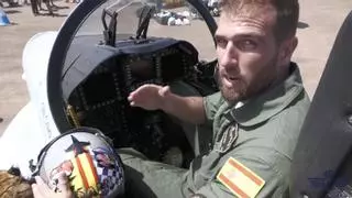 Continúa ingresado el piloto del F18 accidentado en la base aérea de Zaragoza