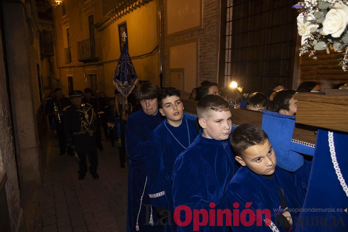 Los niños toman las calles de Caravaca en la procesión de Lunes Santo