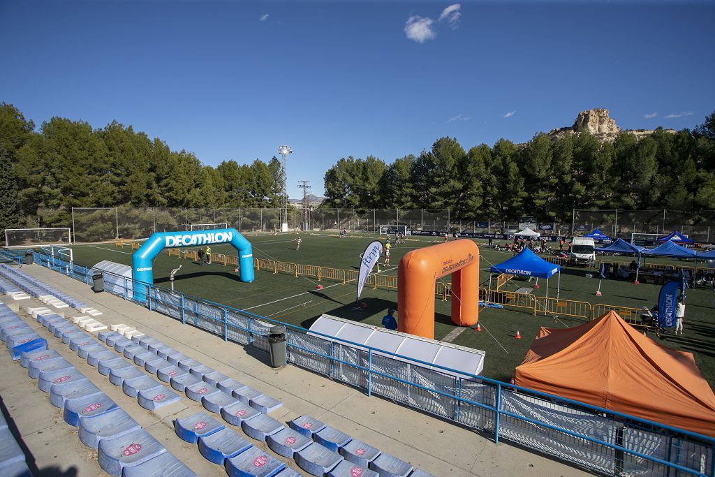 Duatlón en el campo de fútbol de Archena