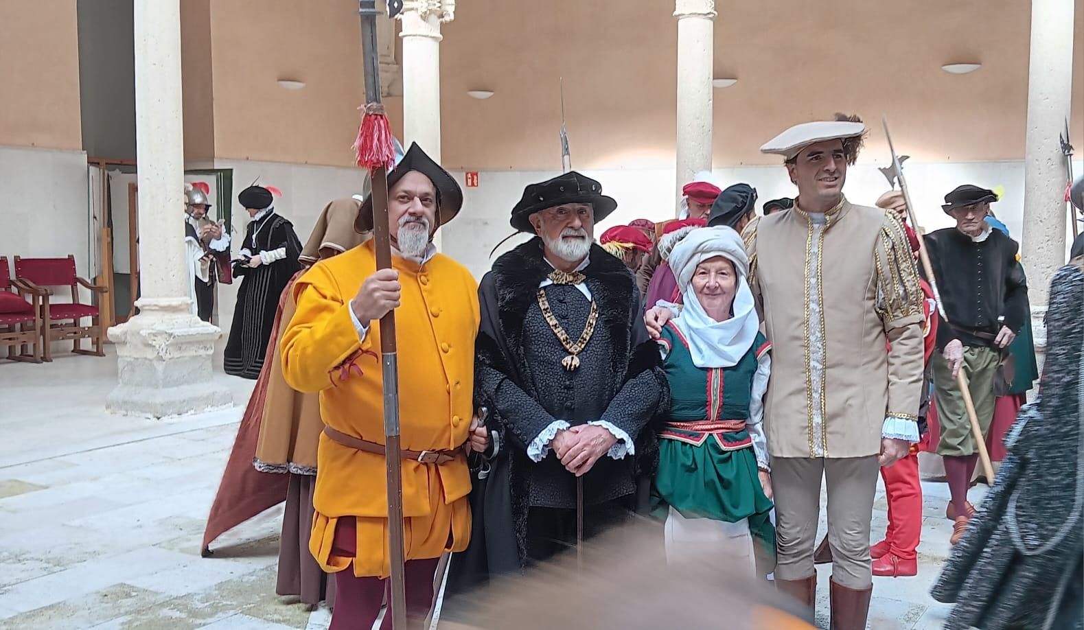 Tazones y Villaviciosa, bien representados en la recreación del paso de Carlos V en Medina del Campo
