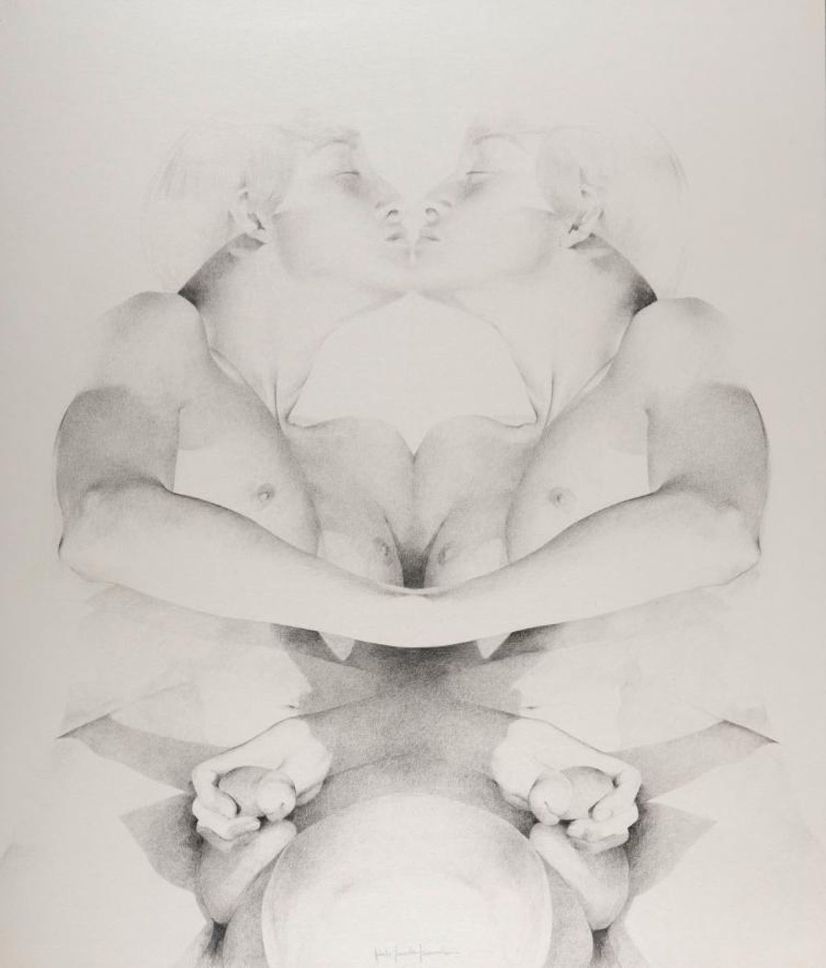 Roberto González Fernández, 'Arco iris triple' (1974).