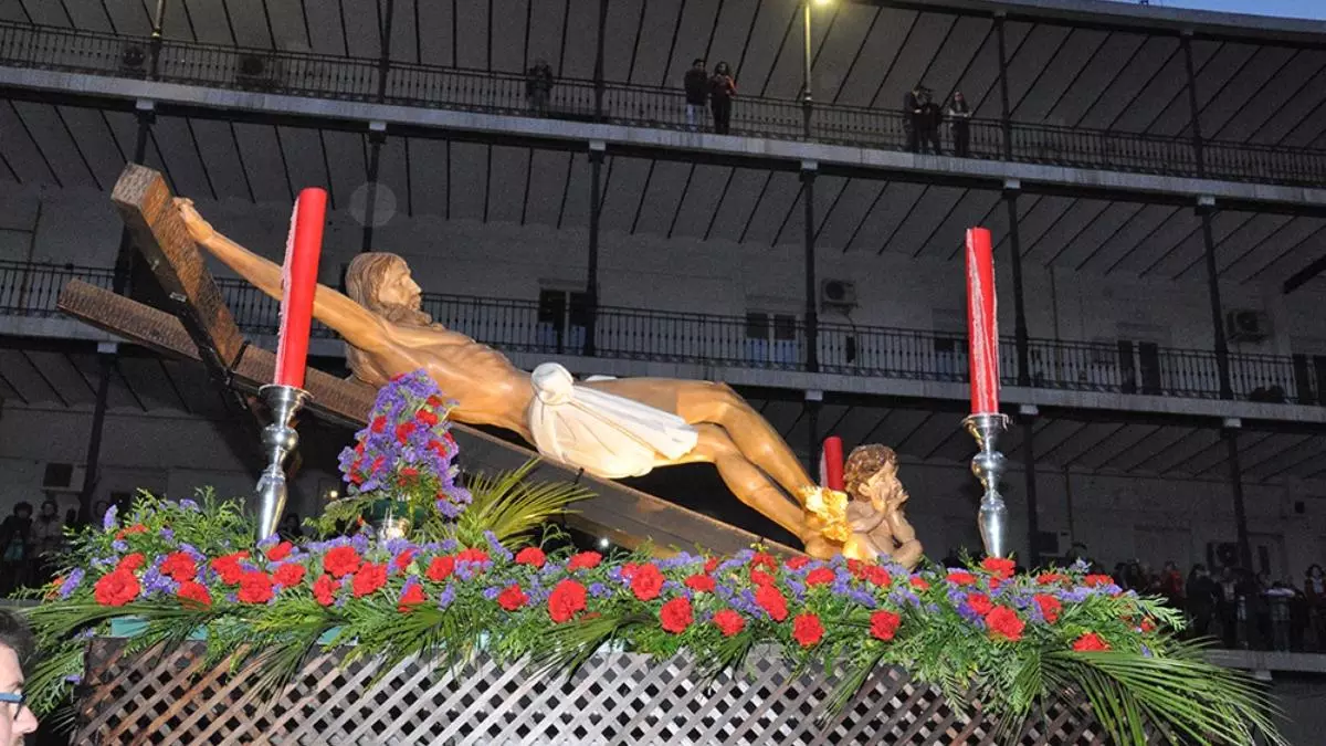 Semana Santa en Madrid: El Cristo del Camino procesiona este Lunes Santo por las calles de Delicias