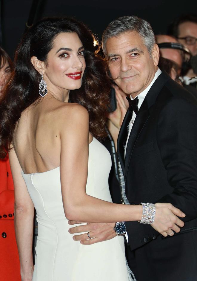 Amal clooney y George Clooney embarazadísimos