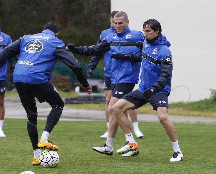 Entrenamiento bajo la lluvia