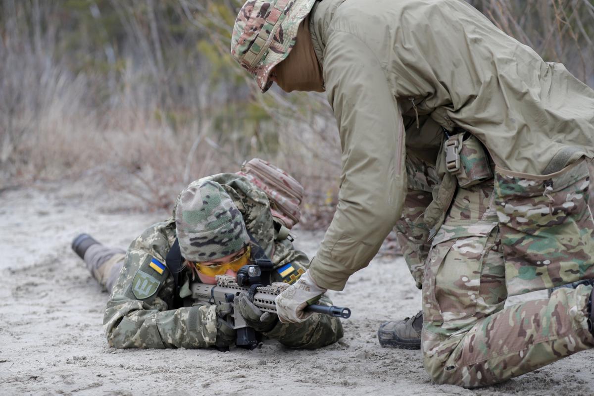 Soldados ucranianos.