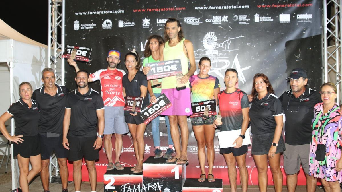 Andrés Santana y Rosa Fontes ganan la Vertical Famara Total By European Sports Destination.