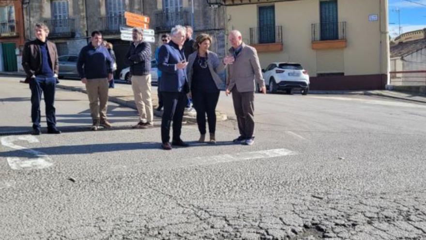 Octavio López anuncia la renovación de la A-1209 entre Gurrea y la A-23