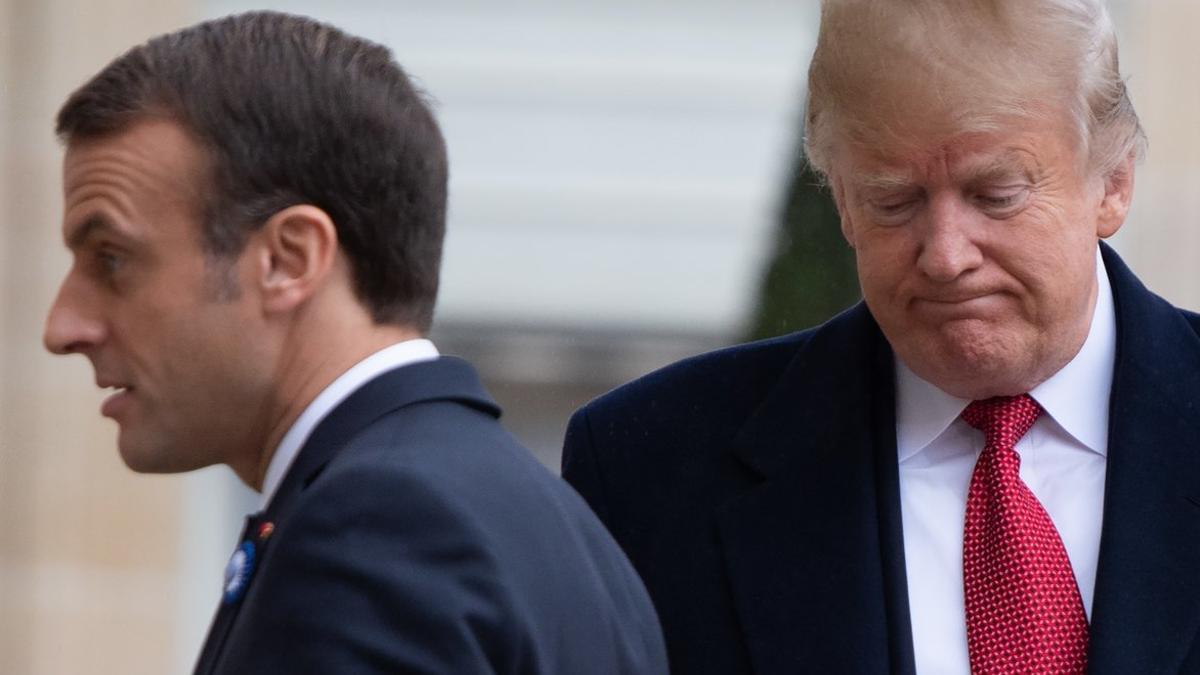 Donald Trump y Emmanuel Macron, en una imagen de archivo.