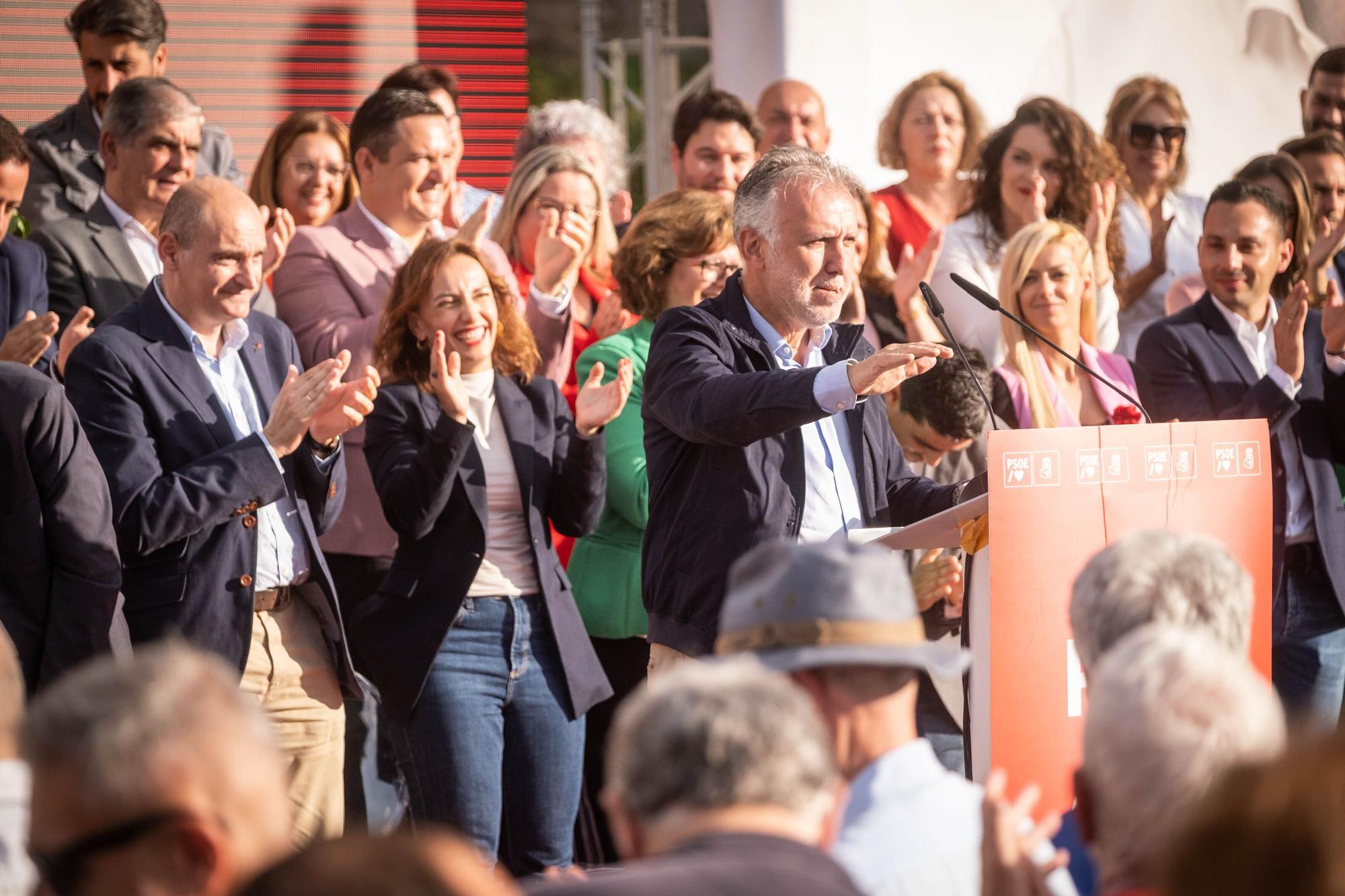 El PSOE presenta las candidaturas por la isla de Tenerife.